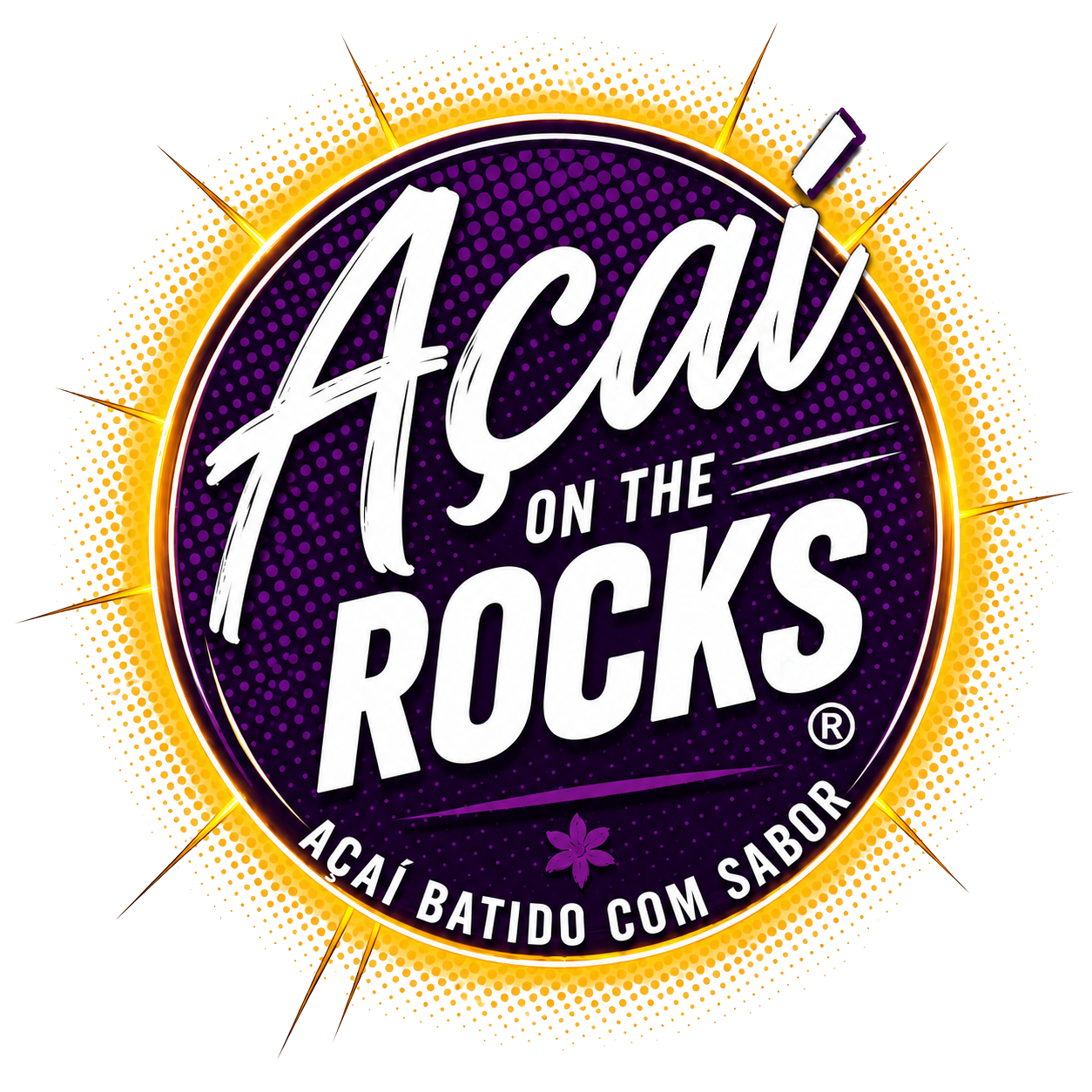 Logo Açaí on the Rocks